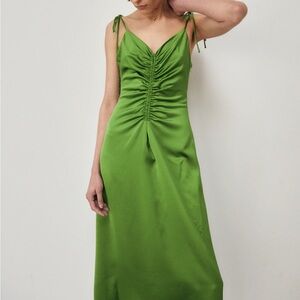 SANDRO Zola Satin Dress